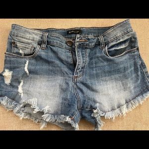 Denim shorts